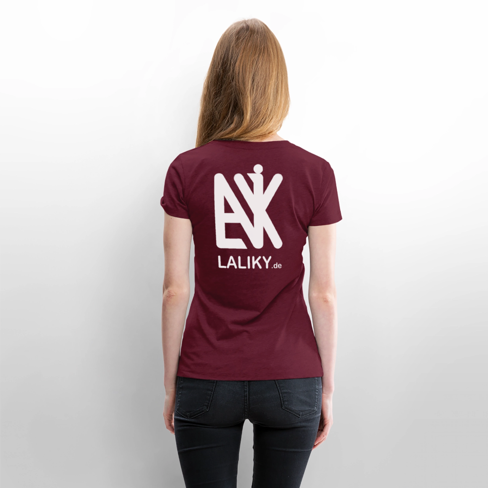 Frauen Premium T-Shirt - laliky.de - Burgunderrot