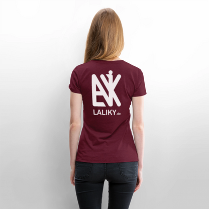 Frauen Premium T-Shirt - laliky.de - Burgunderrot