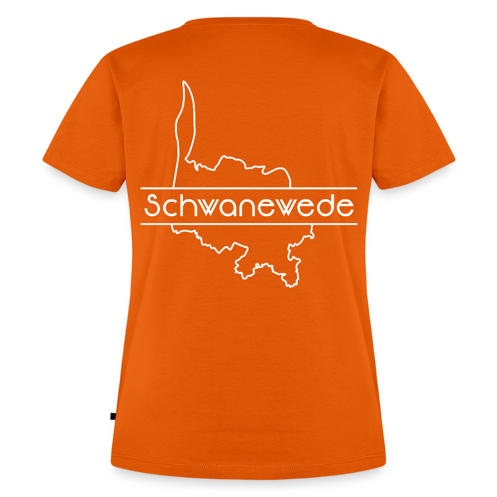 Frauen Premium T-Shirt - Schwanewede - Orange 