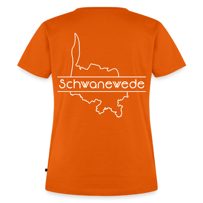 Frauen Premium T-Shirt - Schwanewede - Orange 