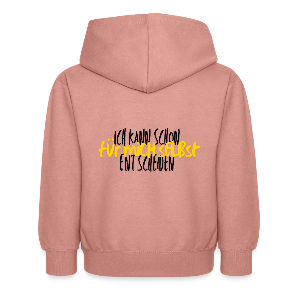 Kinder Hoodie - Selbst entscheiden - Altrosa