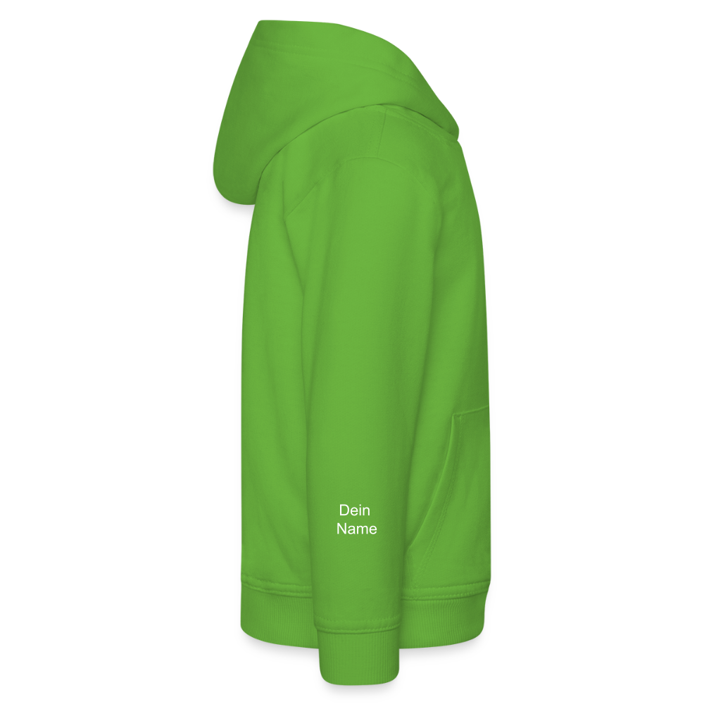 Kinder Premium Hoodie - Hellgrün