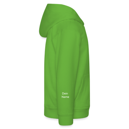 Kinder Premium Hoodie - Hellgrün