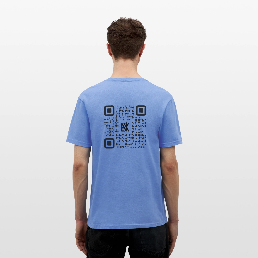 Männer T-Shirt - QR Code (Weiß) - carolina blue