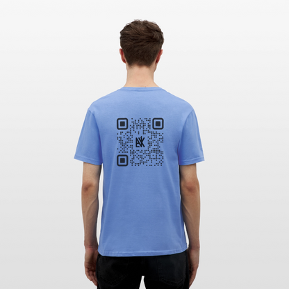 Männer T-Shirt - QR Code (Weiß) - carolina blue