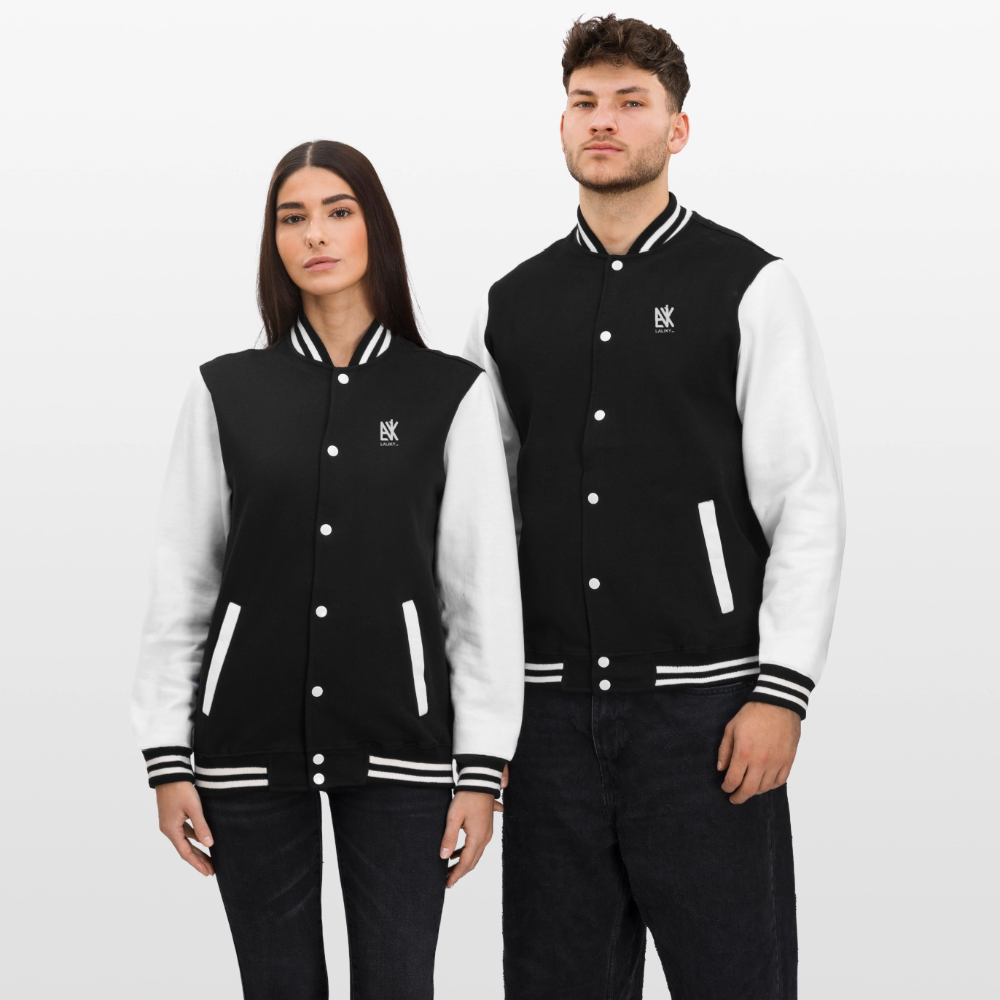 College-Sweatjacke - Schwanewede - Schwarz/Weiß
