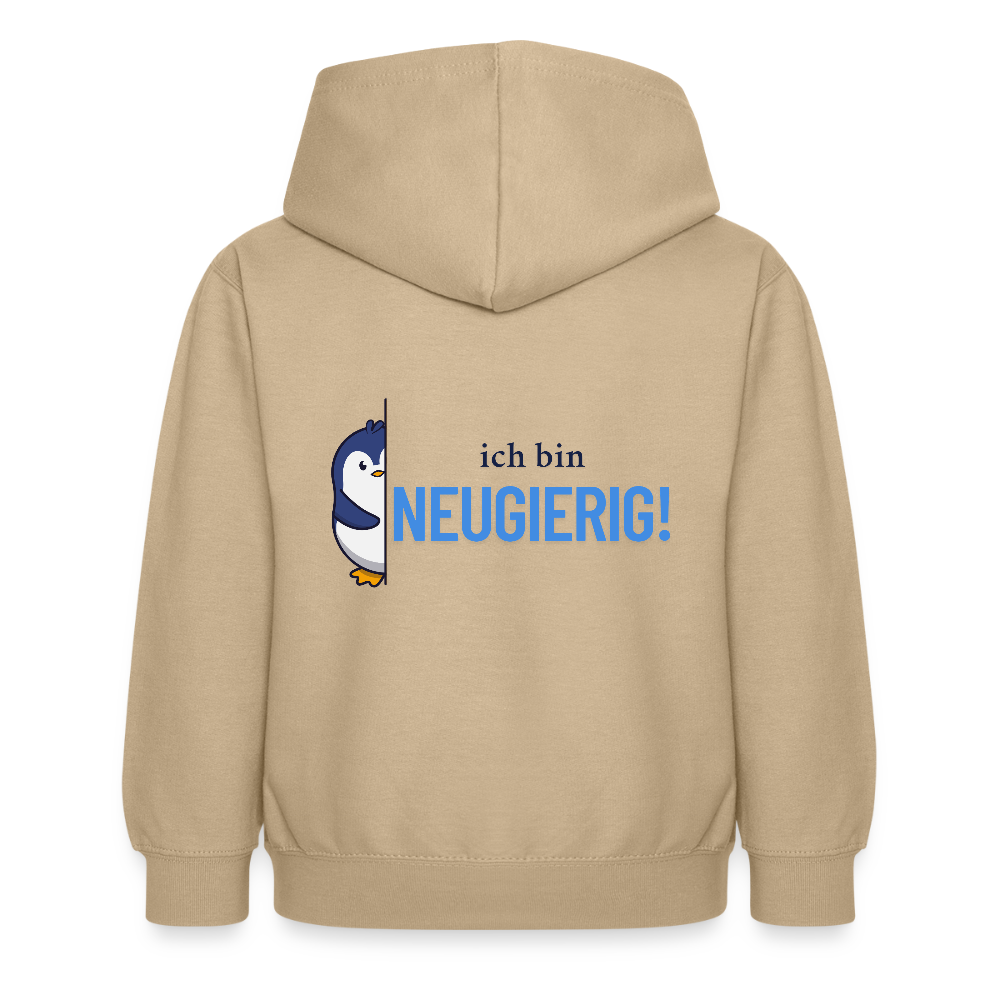Kinder Hoodie - Ich bin neugierig - Sand