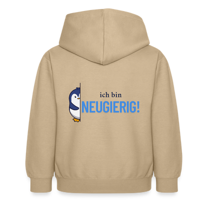 Kinder Hoodie - Ich bin neugierig - Sand
