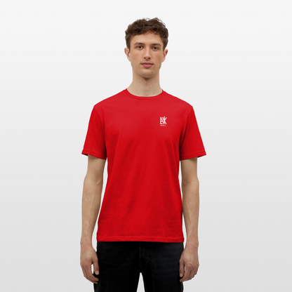 Männer T-Shirt - QR Code (Schwarz) - Rot