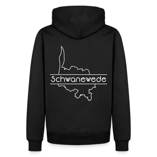 Premium Hoodie - Schwanewede - Schwarz