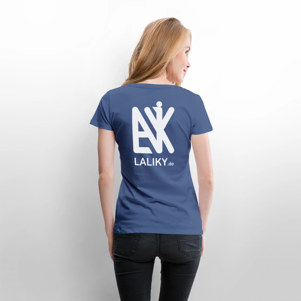 Frauen Premium T-Shirt - laliky.de - Taubenblau