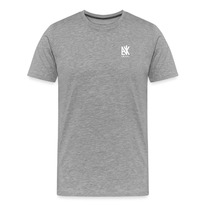 Männer Premium T-Shirt - Schwanewede - Grau meliert