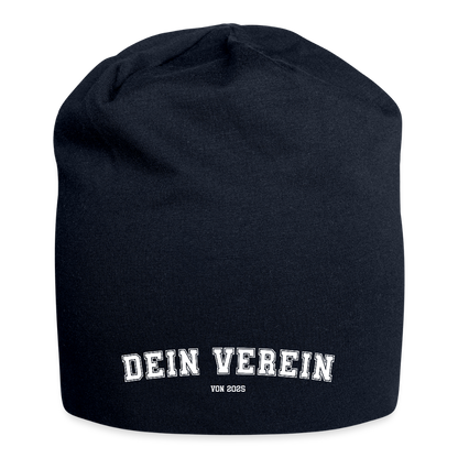 Jersey-Beanie - Dein Verein - French Navy