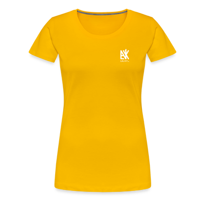 Frauen Premium T-Shirt - Schwanewede - Sonnengelb