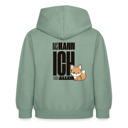 Kinder Hoodie - Das Kann ich schon - Graugrün