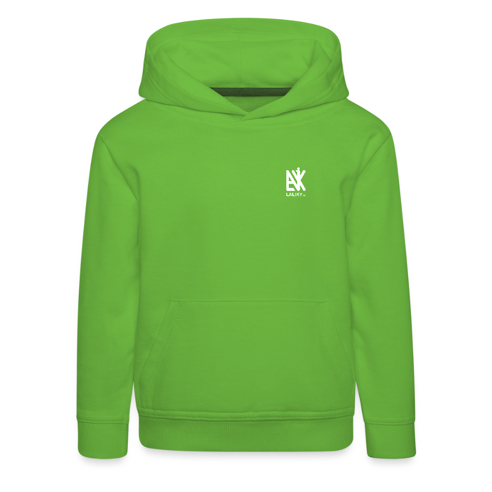 Kinder Premium Hoodie - Hellgrün