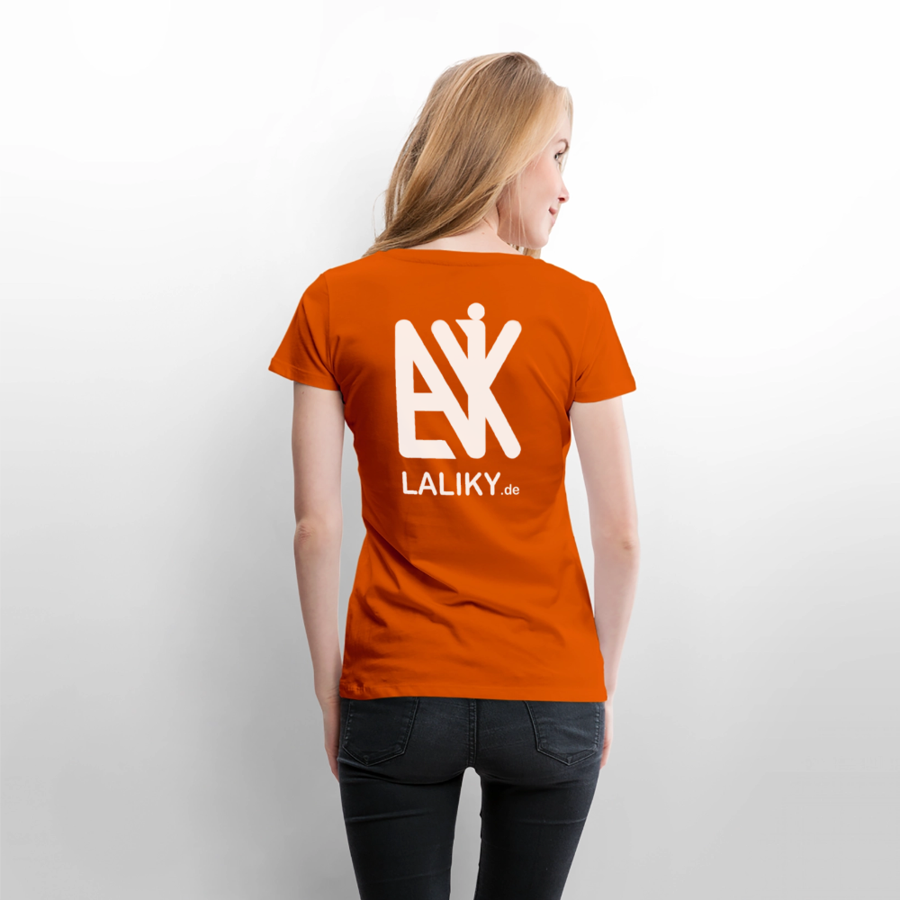 Frauen Premium T-Shirt - laliky.de - Orange 