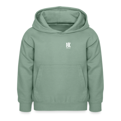 Kinder Hoodie - Nein heißt Nein! (weiß) - Graugrün