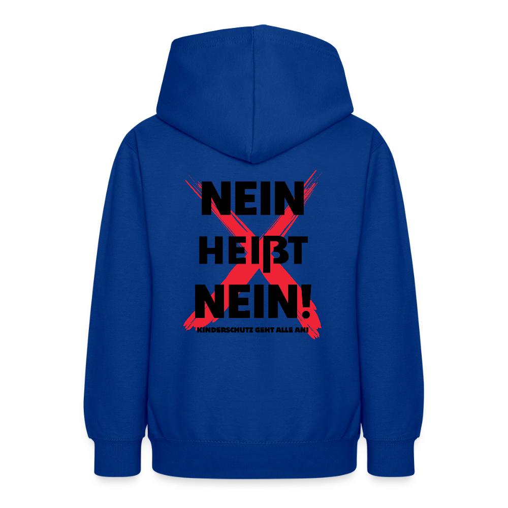 Teenager Hoodie - Nein heißt Nein! - Royalblau