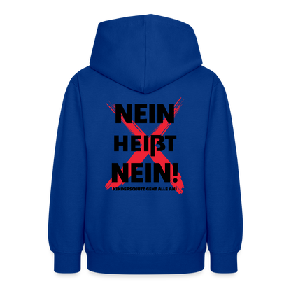 Teenager Hoodie - Nein heißt Nein! - Royalblau