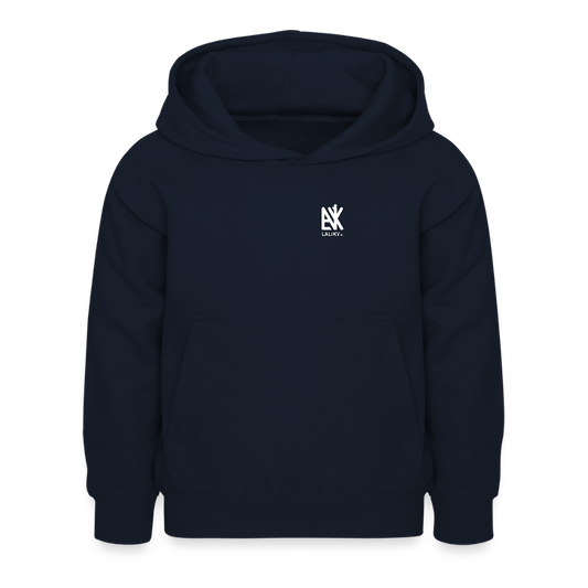 Kinder Hoodie - Ich bin neugierig - Navy