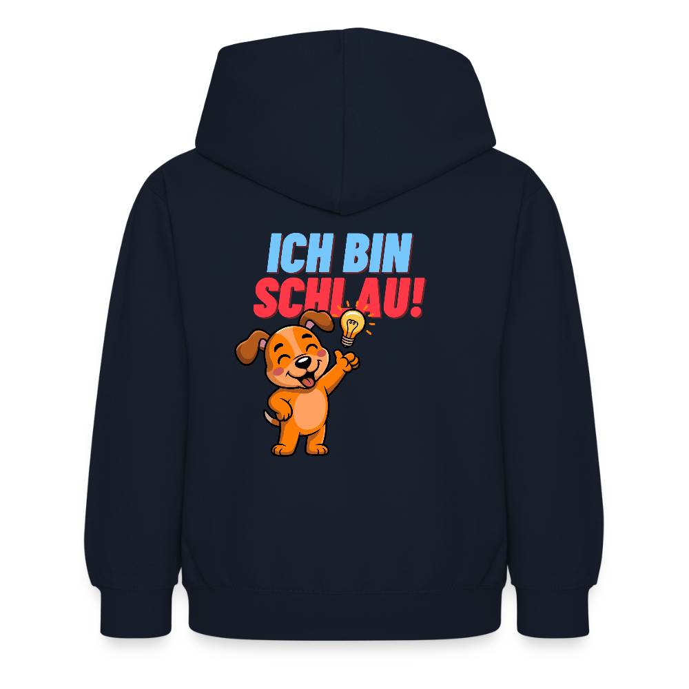 Kinder Hoodie - Ich bin schlau - Navy