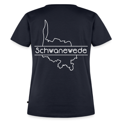 Frauen Premium T-Shirt - Schwanewede - Navy