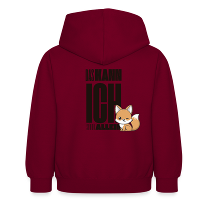 Kinder Hoodie - Das Kann ich schon - Bordeaux