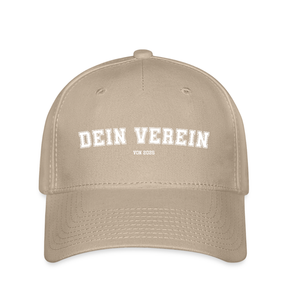 Flexfit Cap - Dein Verein - Khaki