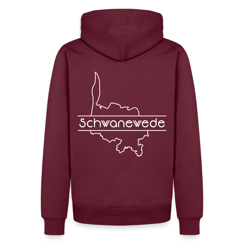 Premium Hoodie - Schwanewede - Burgunderrot