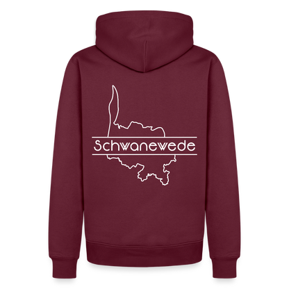Premium Hoodie - Schwanewede - Burgunderrot