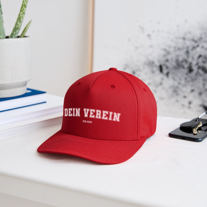 Flexfit Cap - Dein Verein - Rot
