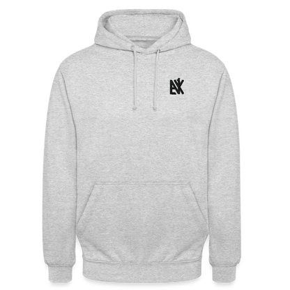 Unisex Hoodie - MOIN - Hellgrau meliert