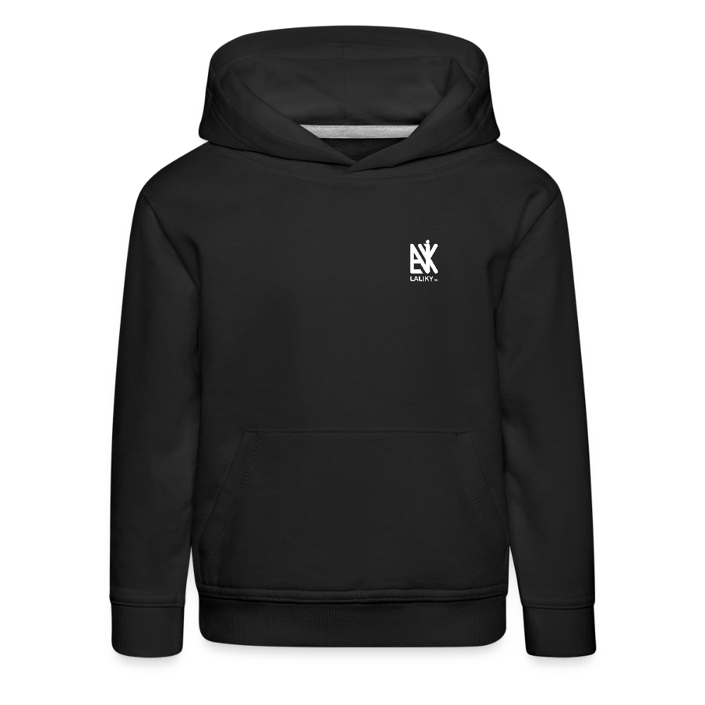 Kinder Premium Hoodie - Schwarz