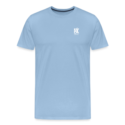 Männer Premium T-Shirt - Schwanewede - Sky