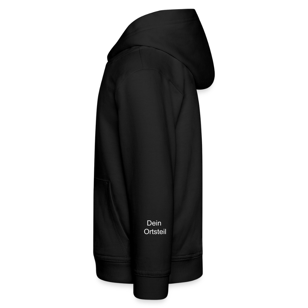 Kinder Premium Hoodie - Schwarz