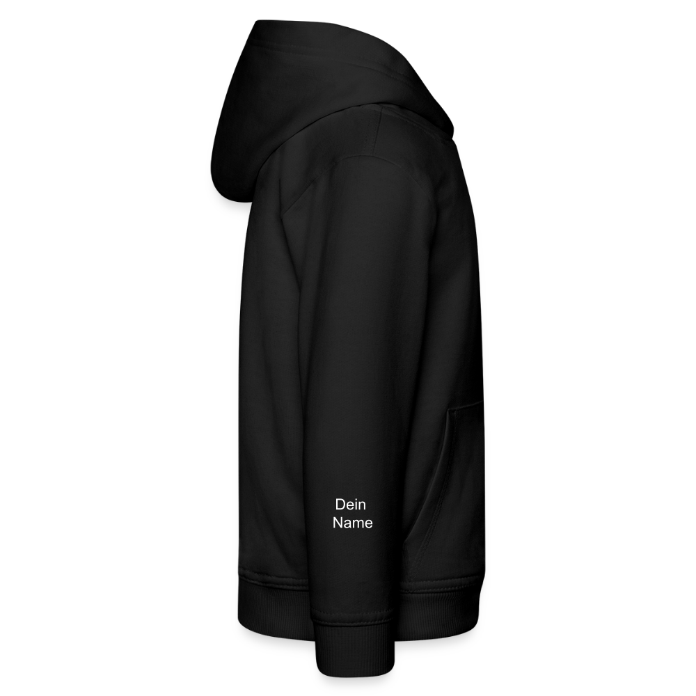 Kinder Premium Hoodie - Schwarz