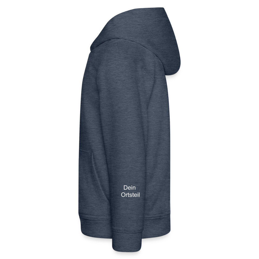 Kinder Premium Hoodie - Jeansblau