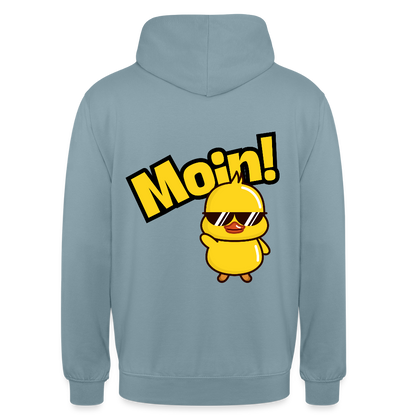 Unisex Hoodie - MOIN - Nebelblau