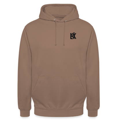 Unisex Hoodie - Flower-Horn - Mokka