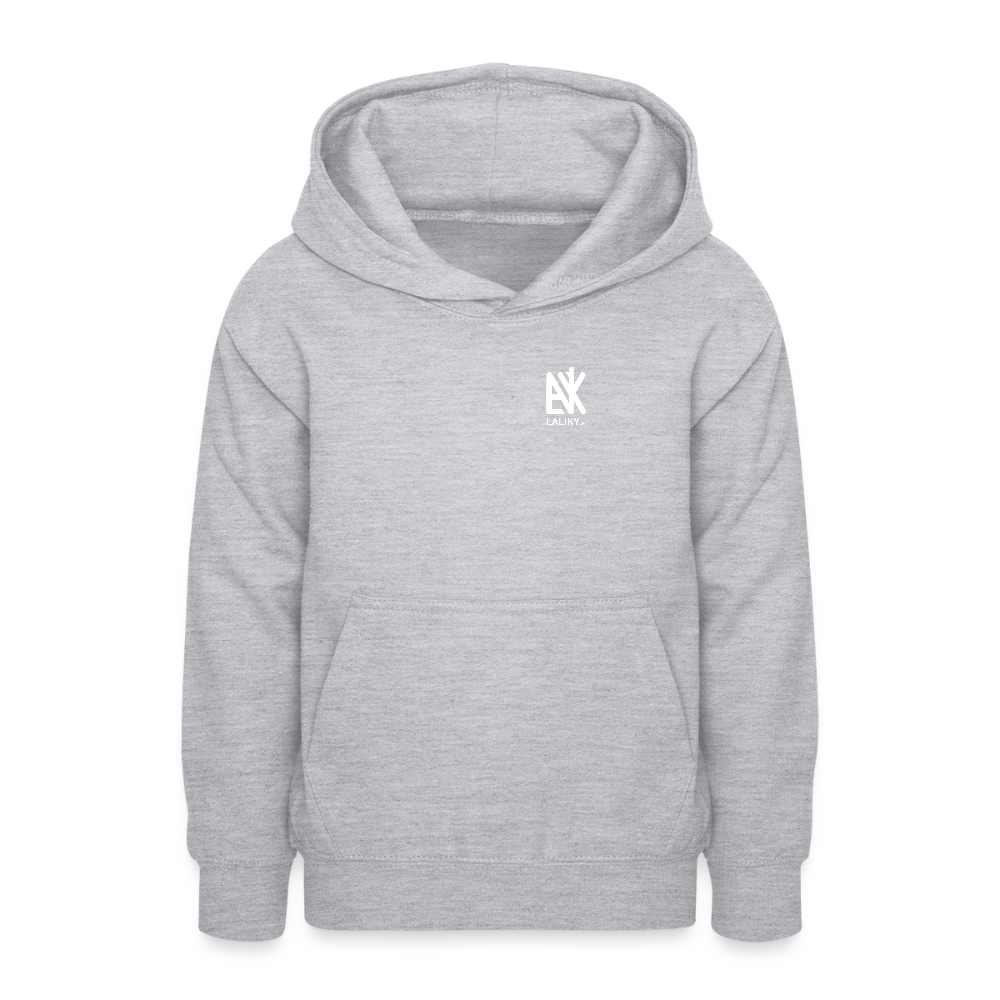 Teenager Hoodie - Nein heißt Nein! (weiß) - Hellgrau meliert