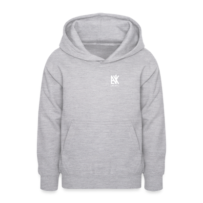 Teenager Hoodie - Nein heißt Nein! (weiß) - Hellgrau meliert