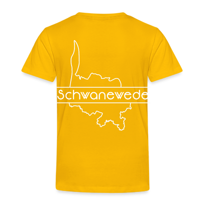 Kinder Premium T-Shirt - Schwanewede - Sonnengelb