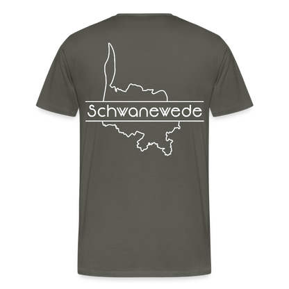Männer Premium T-Shirt - Schwanewede - Asphalt