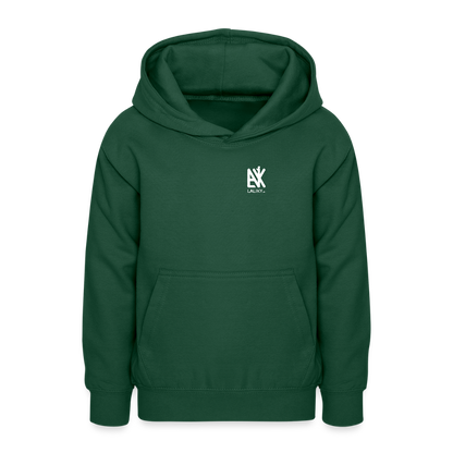 Teenager Hoodie - Nein heißt Nein! (weiß) - Flaschengrün