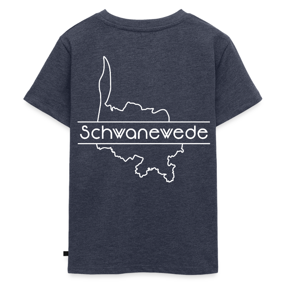 Kinder Premium T-Shirt - Schwanewede - Jeansblau 