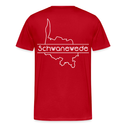 Männer Premium T-Shirt - Schwanewede - Rot