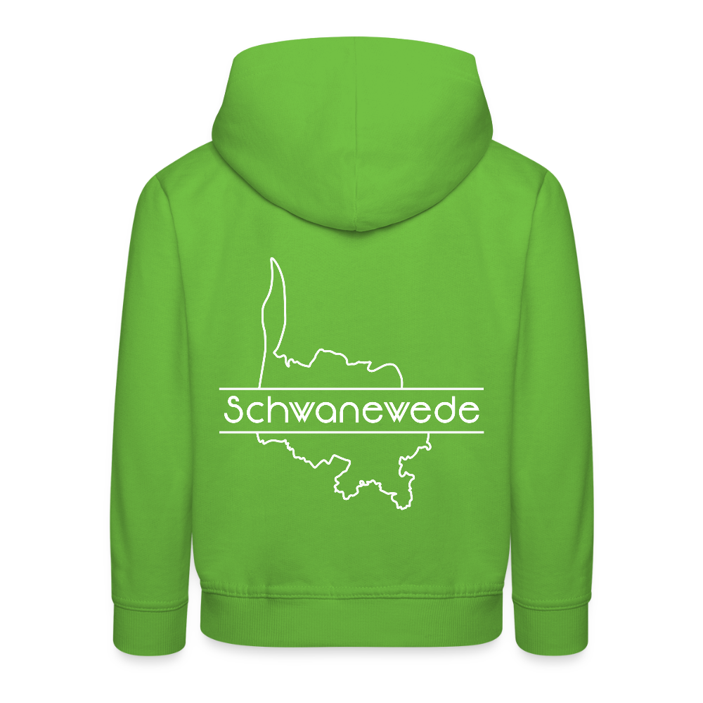 Kinder Premium Hoodie - Hellgrün