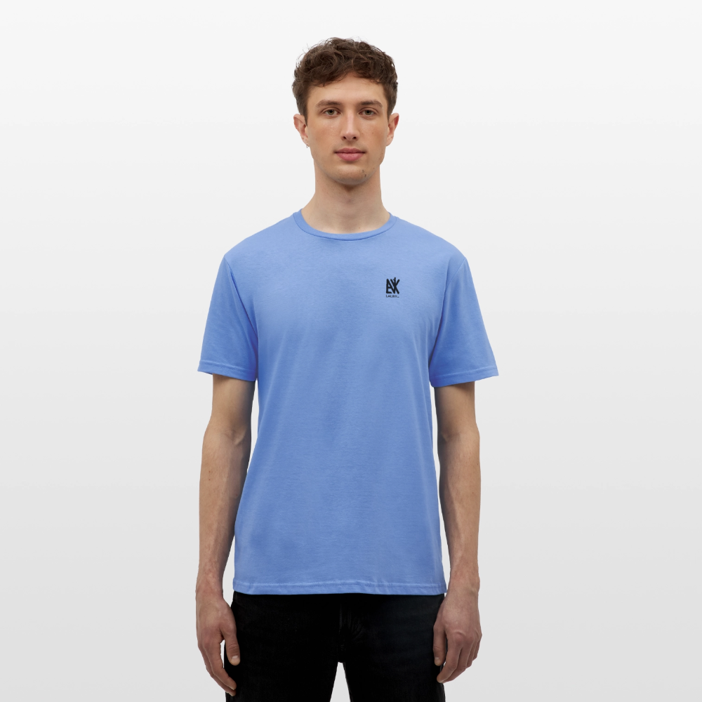 Männer T-Shirt - QR Code (Weiß) - carolina blue