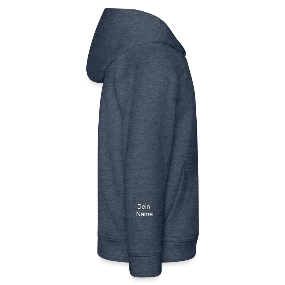 Kinder Premium Hoodie - Jeansblau